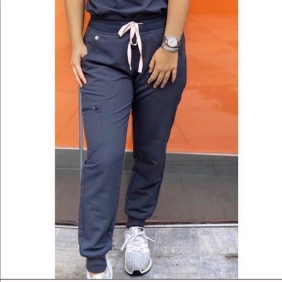 Figs Pants - FIGS Charcoal Zamora Jogger